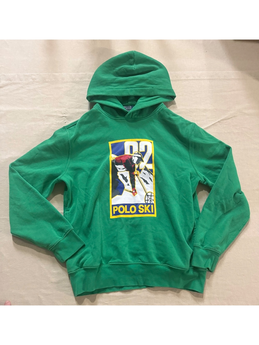Polo Ralph Lauren green Polo Ski hoodie SM